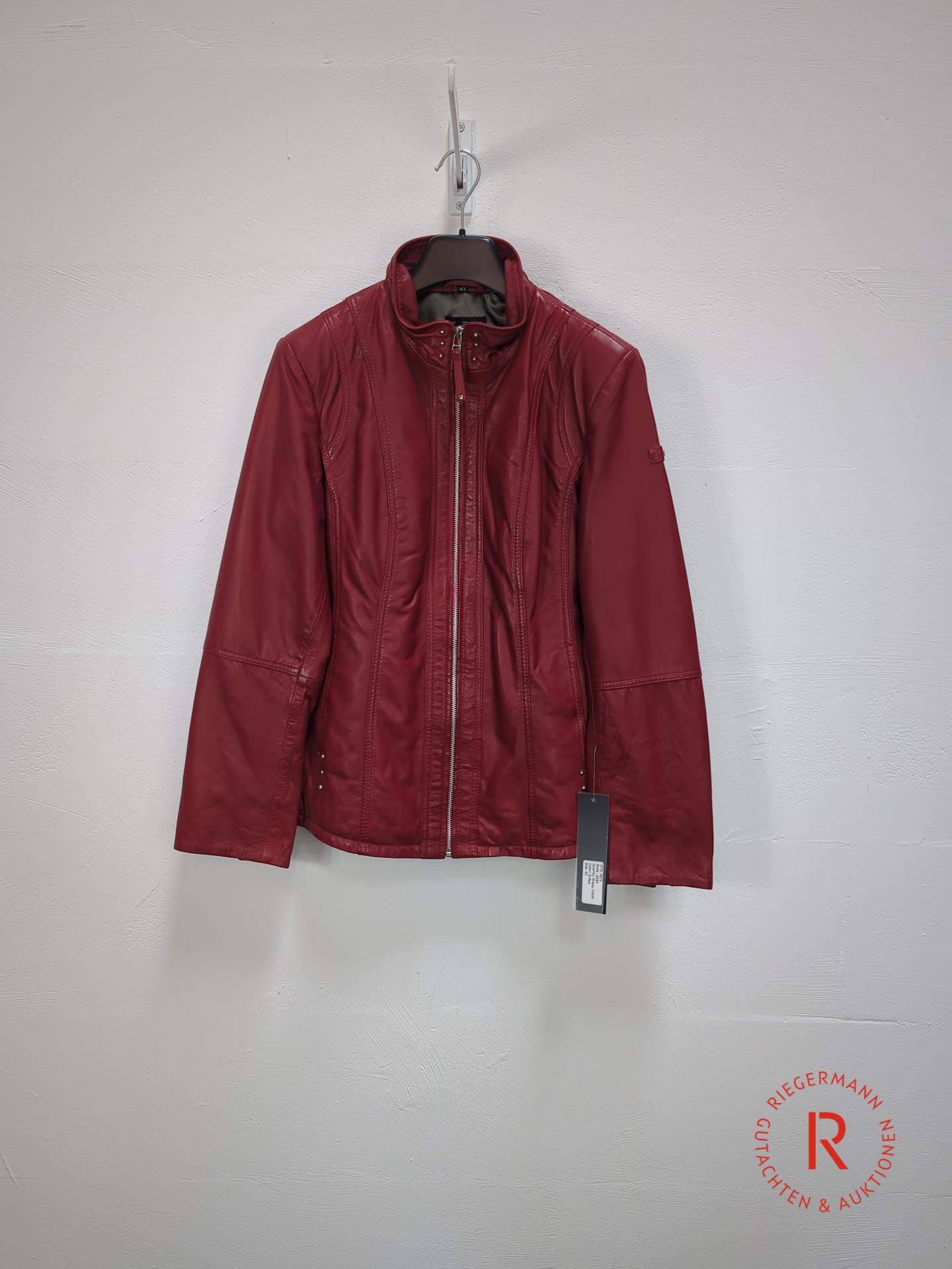 DAMEN LEDERJACKE GRÖSSE 42